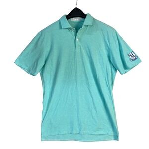 Holderness & Bourne Men's Polo‎ Shirt Sz L Tailor Fit Pima Cotton Mint Green